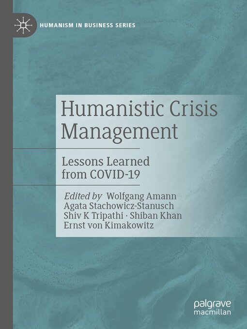 Title details for Humanistic Crisis Management by Wolfgang Amann - Available
